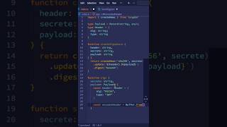 How to create a JWT from scratch in Node.JS #coding #nodejs #javascript #typescript #software