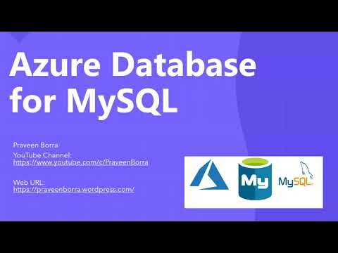 Azure Database for MySQL | How to Create an Azure Database for MySQL ...
