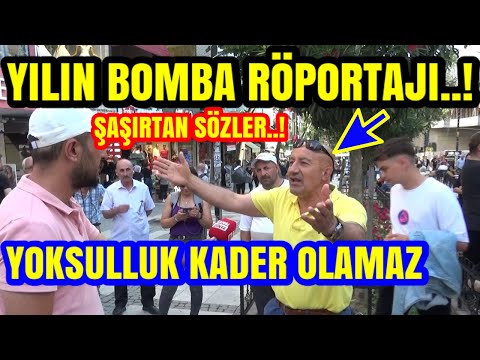 KORKUNÇ SÖZLER SÖYLEDİ. BOMBA RÖPORTAJI. YOKSULLUK KADER OLURMU. HAYRAN KALACAKSINIZ. MUTLAKA İZLE.