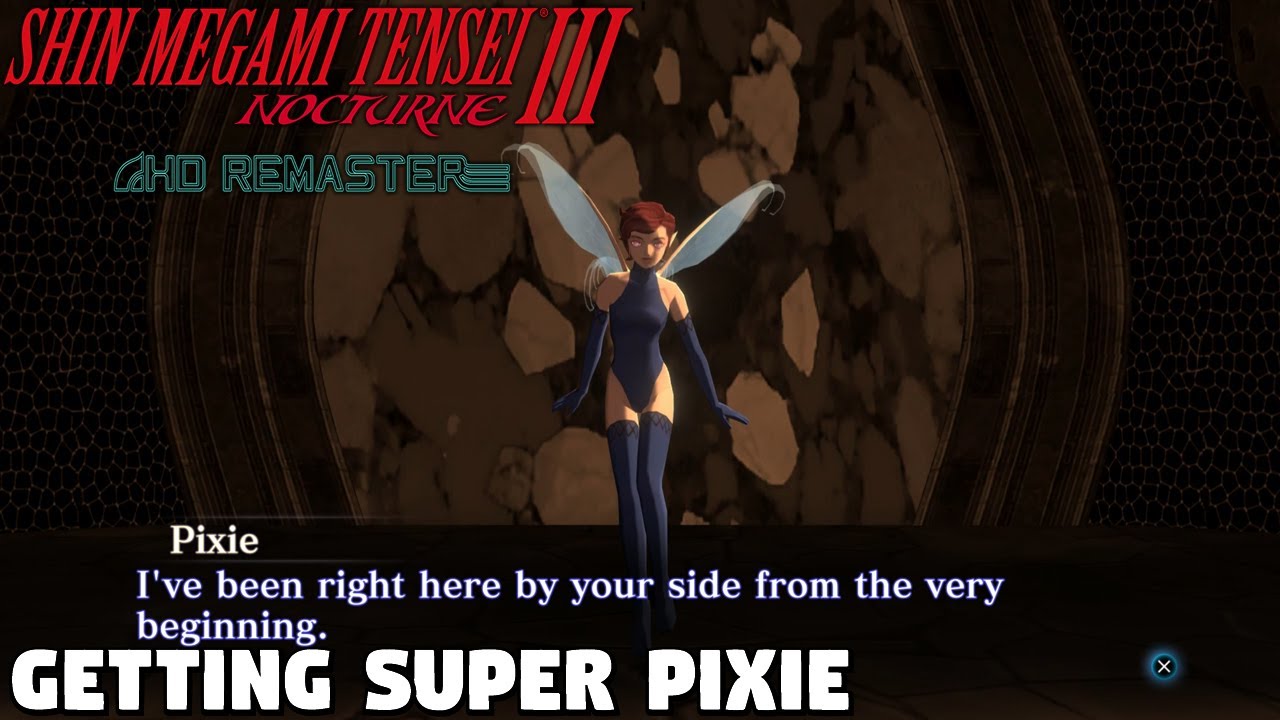 Shin Megami Tensei 3 Nocturne HD Remaster - Getting Super Pixie - YouTube