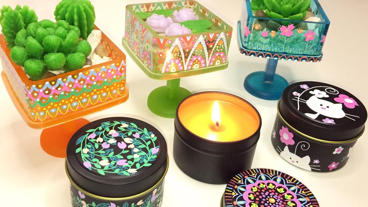 Resin Crafts Candle Making Acrylic Paint Markers Magicfly DIY YouTube