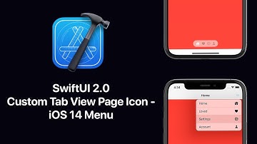 SwiftUI 2.0 Custom Tab View Page Icons - iOS 14 Menu