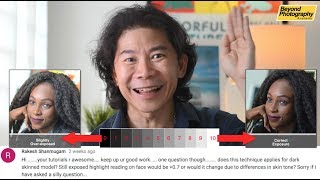 Using Zoning System In Spot Metering & Exposing Darker Skin Tone