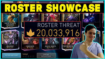 This Is My 20 Mil Threat Roster Injustice 2 Mobile