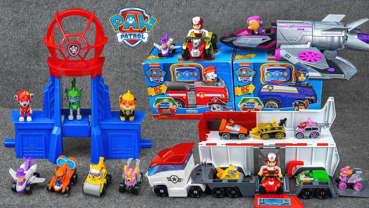 Unboxing Paw Patrol Toy Series| Paw Patrol True Metal Total City Rescue Set| Transforming Rescue Jet