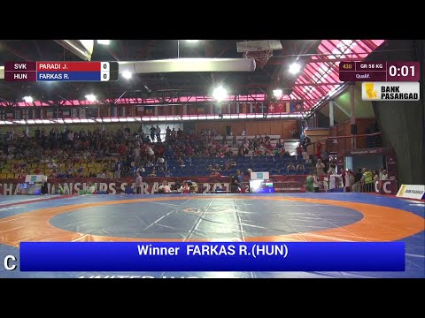 Qual. GR - 58 kg: R. FARKAS (HUN) df. J. PARADI (SVK) by VIN, 0-0