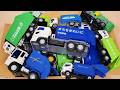 ごみ収集車のミニカー走る☆1台ずつチェックして坂道で走行テスト！ Garbage Truck minicars check ＆ DriveTest