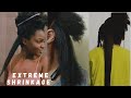 Long Hair Shrinkage | Extreme Shrinkage on 4a/4b/4C Natural Hair | Slayed Hairstyles