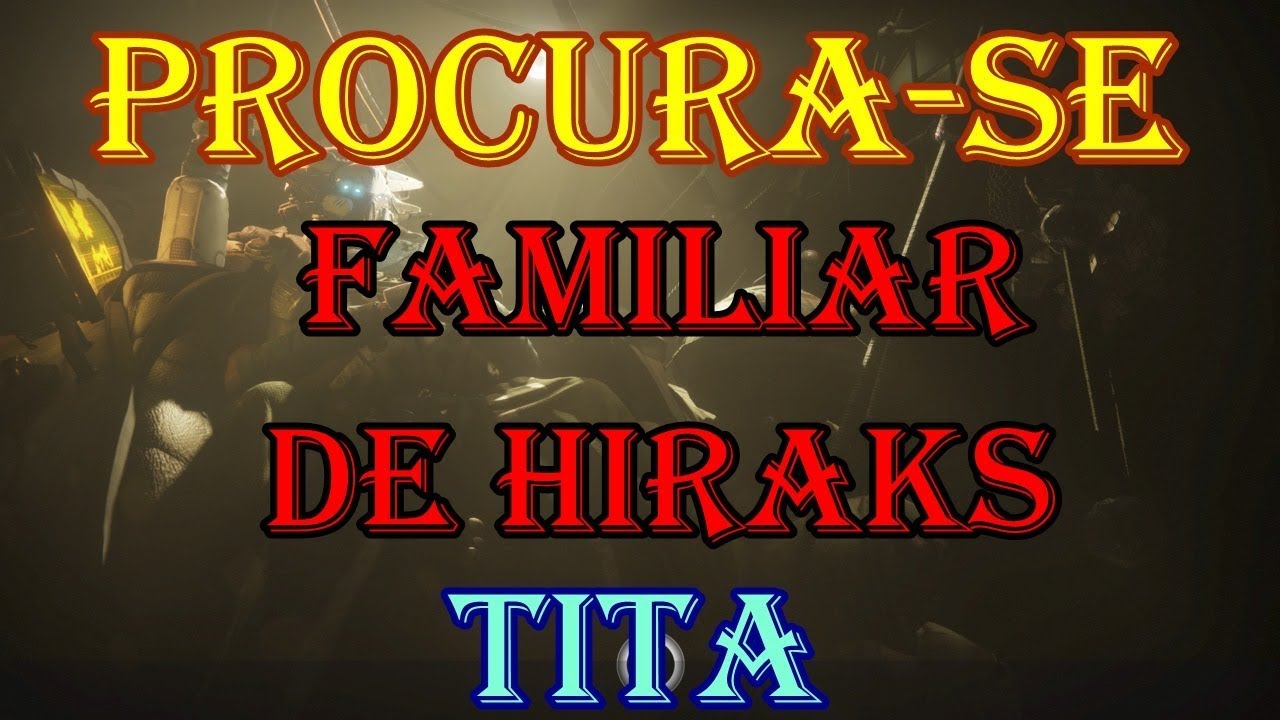 Destiny 2 Familiar de Hiraks : TITA - Vigília da Sereia