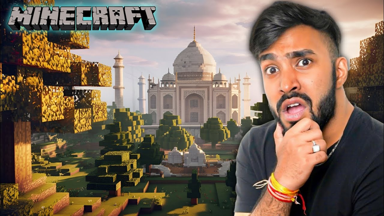 I BUILDING TAJ MAHAL IN MY WORLD MINECRAFT SURVIVAL SERIES | UJJWAL ...