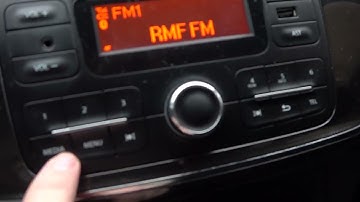 How to Play Bluetooth Music via Radio in Dacia Sandero ( 2011 - 2020 ) - Change Radio Source