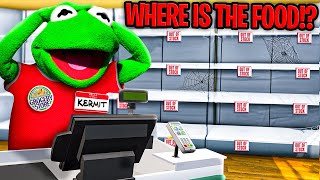 Kermit the Frog Starts A Business (Supermarket Simulator)