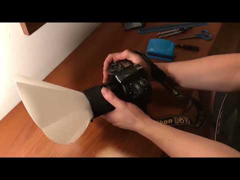My flash diffuser for macro photography