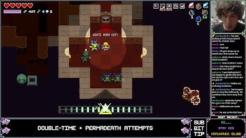 Cadence of Hyrule - Double-Time + PermaDeath Speedrun - 28:49
