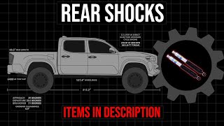 How to Replace Rear Shocks Tacoma 2005-2023 (Bilstein 5100)