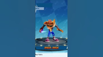 New Crash Skin‼️Biker Crash [CRASH TEAM RACING: Nitro Fueled] #PitShop #Shorts #Crashbandicootclips