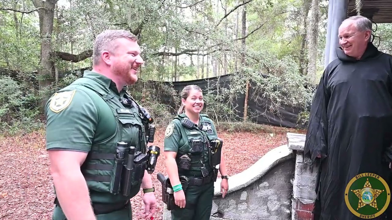 Deputies respond to report of a suspicious person in a pumpkin mask! Halloween PSA 2025