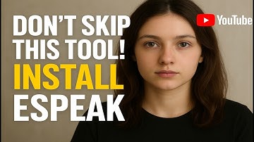 Zonder dit werkt je AI niet! eSpeak installatiegids