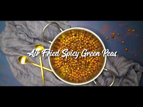 HOW TO MAKE OIL FREE CRUNCHY GREEN PEAS - SOUTH AFRICA | EatMee Recipes