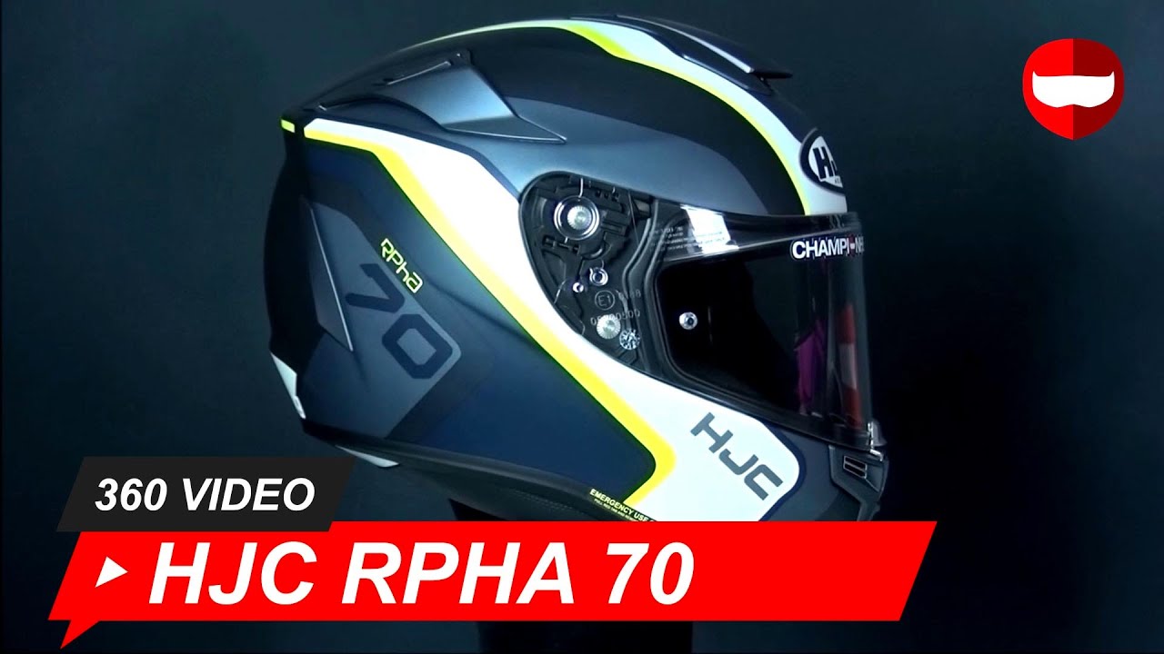 HJC RPHA 70 Kroon MC4HSF Black-Yellow Helmet - ChampionHelmets.com - YouTube