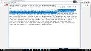 Zip A Dee Doo Dah full lyrics! - Disney 1946 song of the south! only words.