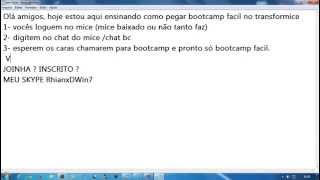 Como Pegar Bootcamp Facil Sem Hack (TRANSFORMICE 2014).