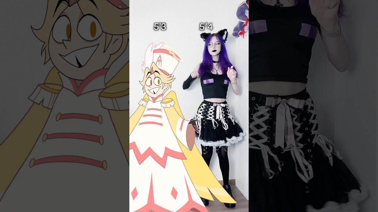 💕 Comment your fav Hazbin Hotel character! #hazbinhotel #hazbinhotelseason2 #cosplay
