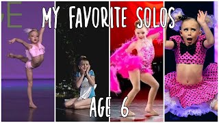 My Favorite Solos// Age 6! Details