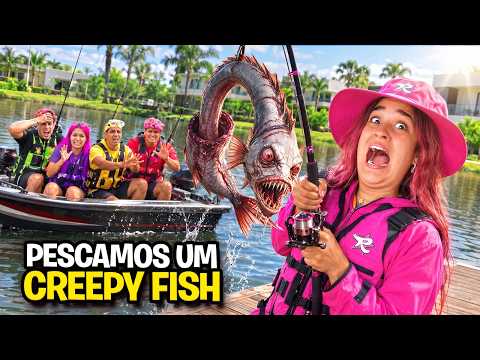 WE CAUGHT A CREEPYFISH IN THE CONDOMINIUM POND *was it haunted?