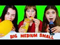 Big, Medium and Small ASMR Eating Challenge by LiLiBu