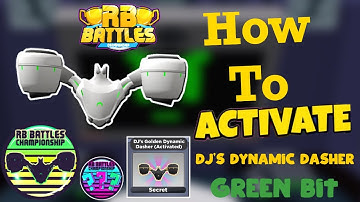 How To Activate Dj Dynamic Dasher & Green Bit In RB Battles (Full Guide) *tutorial* |ROBLOX|