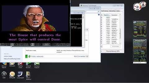 Ascii Demo and Dune II, mini Dos HD