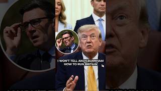 Donald Trump: I will not tell Andy Burnham how to run Britain