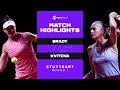 Jennifer Brady vs. Petra Kvitova | 2021 Stuttgart Round 1 | WTA Match Highlights