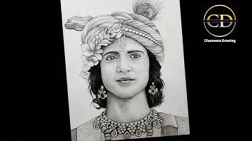 How to draw a Krishna "Sumedh mudgalkar" (step by step) Pencil Drawing || Easy Drawing Tutorial