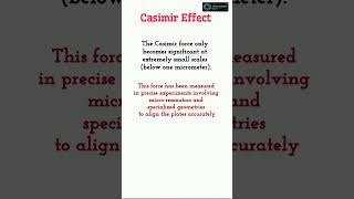 Casimir Effect  // Physics