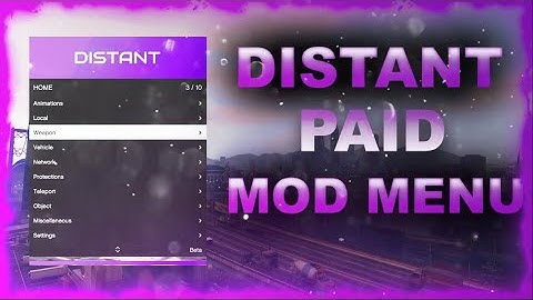 GTA V Online PC 1.58 | DISTANT PAID MOD MENU ( FULL SHOWCASE) | *UNDETECTED* |