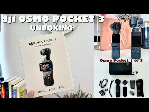 DJI OSMO POCKET 3 UNBOXING | ASMR, UPGRADING OSMO POCKET 1 TO 3