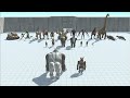 GORO THE GIANT WITH GHOR HAMMER VS BOSS AND MINI BOSS - Animal Revolt Battle Simulator