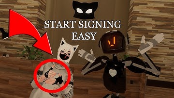 5 SIMPLE things to start signing in VRChat❗🤟