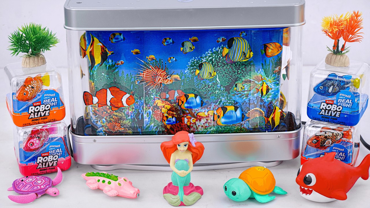 14 Minutes of Satisfying ASMR Unboxing | Zuru Robo Fish & Dream Aquarium Playset