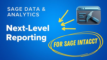 Sage Data & Analytics for Sage Intacct — Next-Level Reporting