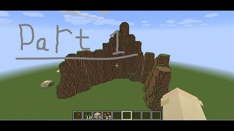Building a Mountain with WorldEdit! (Part 1/2)