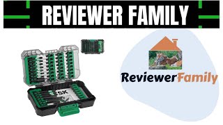 Sk 46-Piece Screwdriver Bit Set, Impact Driver Bits With Torsionbuffer Design