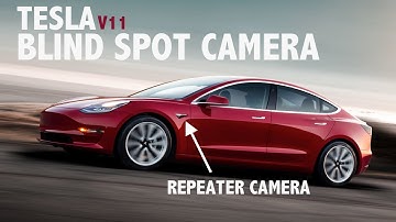 How to enable the new Tesla Blind Spot Camera Feature in Version 11 - 2021.44.25.2