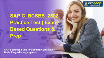 SAP C_BCSBS_2502 Practice Test | Exam-Based Questions & Prep
