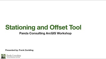 Stationing and Offsets in ArcGIS Pro - January 2022