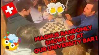 Magnus Carlsen playing at our university bar | Damien Ribière (2061) vs GM Magnus Carlsen (2864)