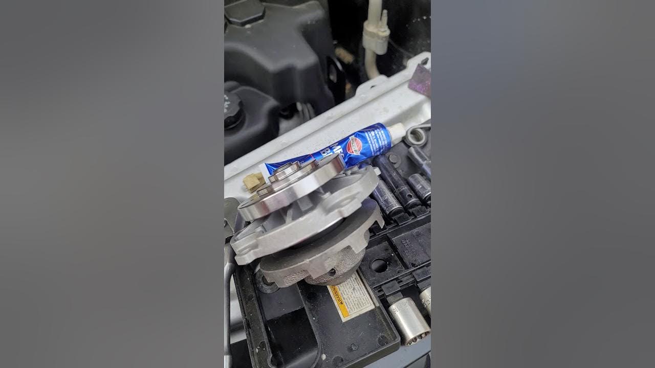 2009 Chevy Equinox water pump replacement - YouTube