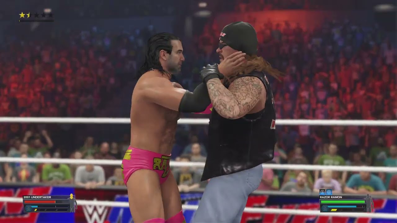 2001 UNDERTAKER VS RAZOR RAMON (FIRST BLOOD) - YouTube